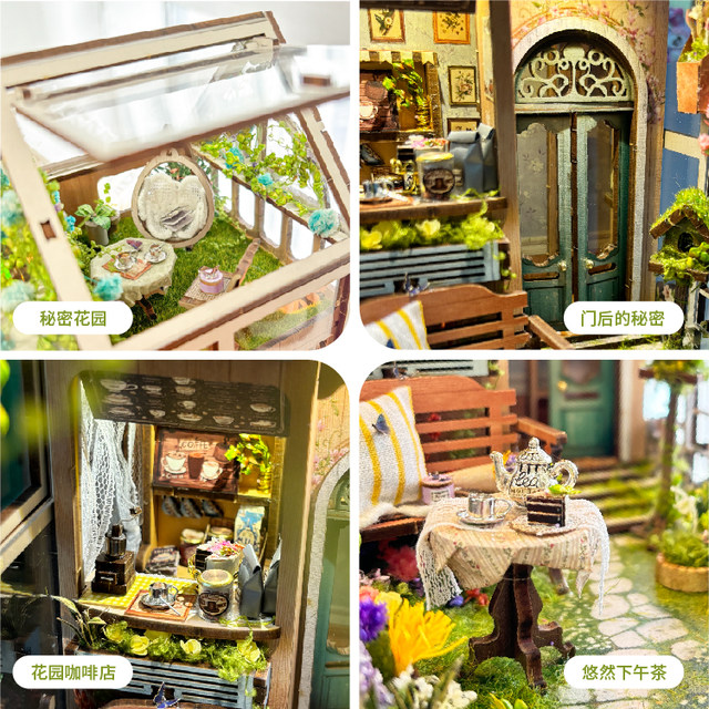 Send time fun gifts wooden DIY hut