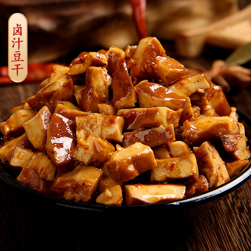 张飞卤汁豆干麻辣Q弹豆腐干独立小包四川风味办公室休闲零食小吃