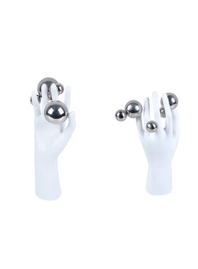 北欧现代雕塑f树脂手指摆件客厅玄关轻奢创意桌面艺术软装饰品摆