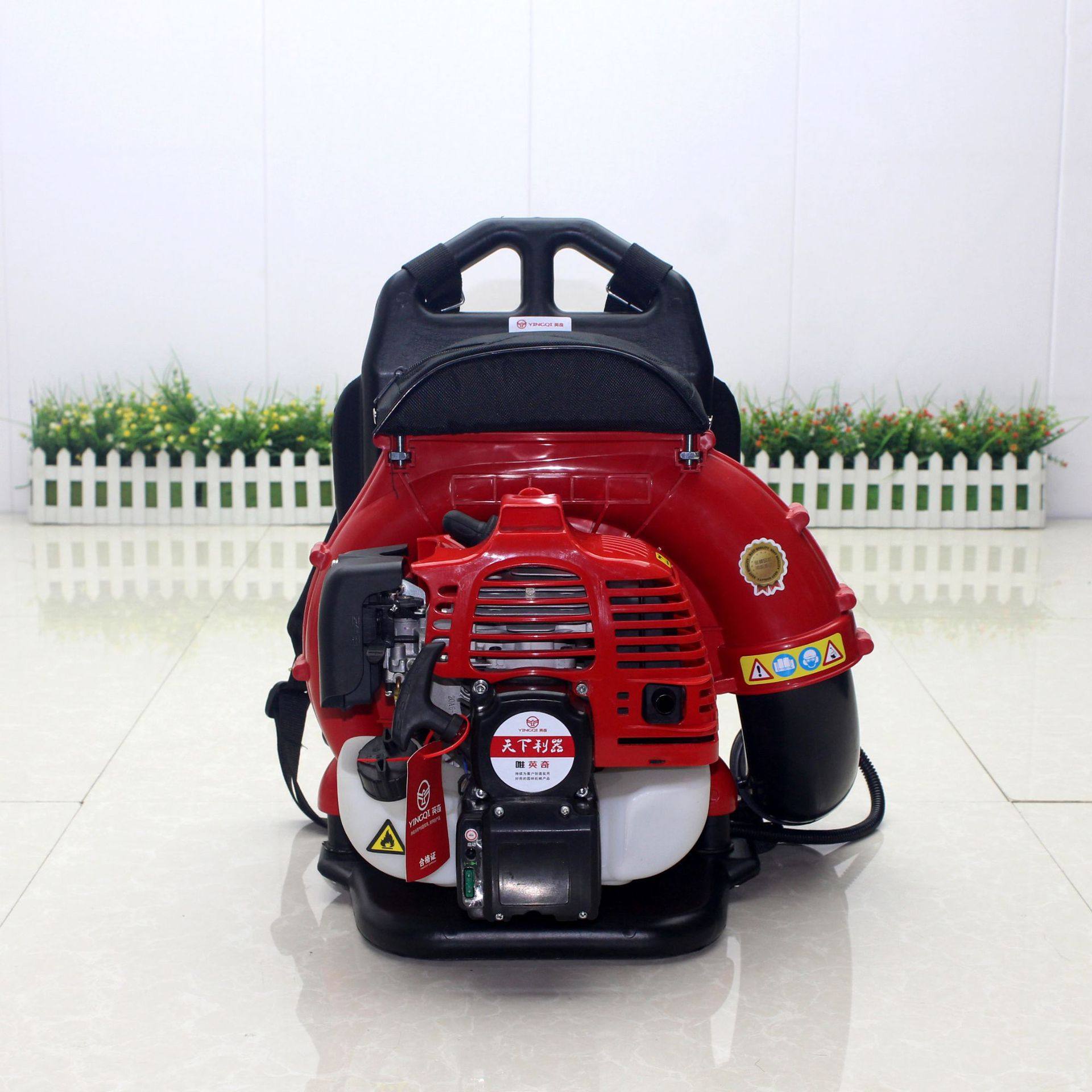 英奇电启动二冲汽油吹风机 园区落叶吹叶机背负式吹雪机公路除尘,淘宝优惠券,粉丝福利购,淘宝优惠卷