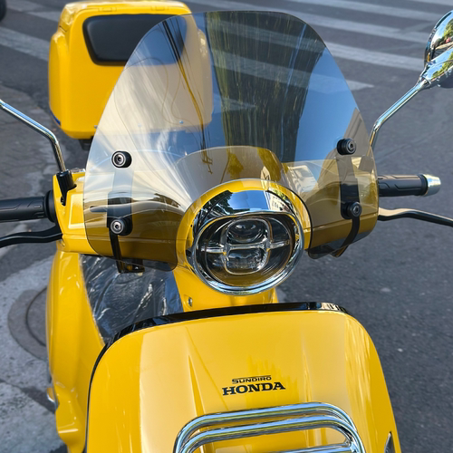 适用于本田ns150la风挡装饰改装踏板摩托车风挡后视镜前挡配件 - 图0