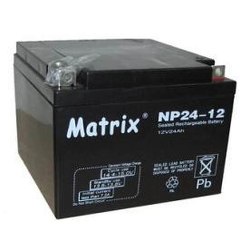 MATRIXNP24-12 免维护铅酸蓄电池12V24Ah消防UPS直流屏备用 - 图0