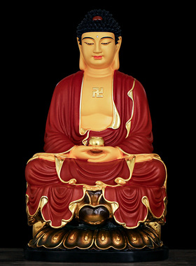 新品纯铜娑婆三圣家用观音佛像释迦牟H尼佛佛像大全地藏王菩萨摆