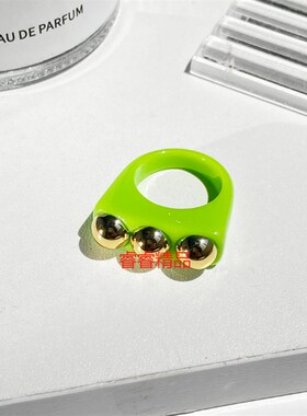 新品resin square geometric Knuckle ringsK personality joint