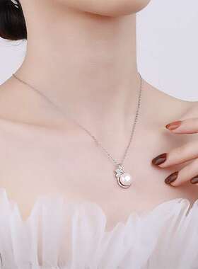 极速New Acacia Leaf White Copper Pendant FashQion Clavicle C