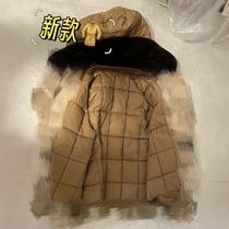 Winter fan coat new summer fan coat genuine original down winter coat outdoor thickened velvet warm cotton coat