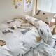 Pure cotton three-piece set student dormitory single dormitory y bunk bed sheet quilt cover six-piece set high school living school