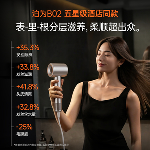 泊为B02高速等离子吹风机