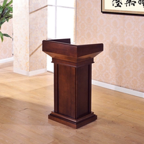 Solid wood Lecture Desk Speeches Desk Guide Purchase Reception Desk Lead Speech Desk Chair Desk Chair Desk Chairwoman Desk Welcome Desk Consulting Desk