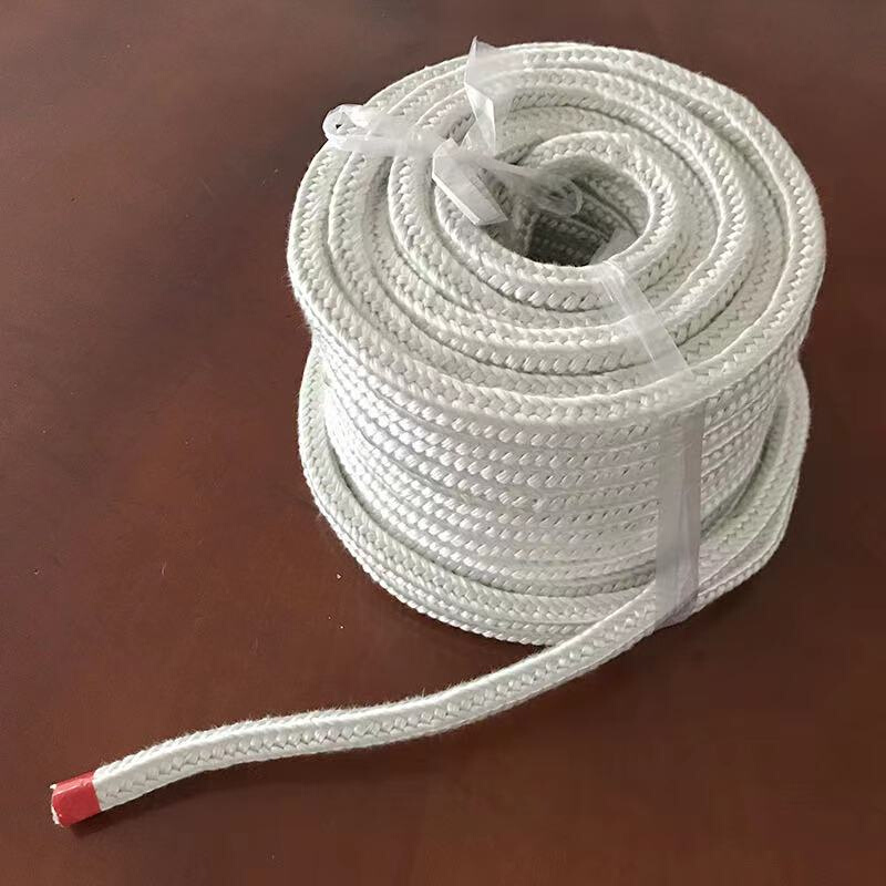 。玻璃纤维绳圆绳方绳4-30mm每卷重5kg10kg耐高温密封纤维盘根直