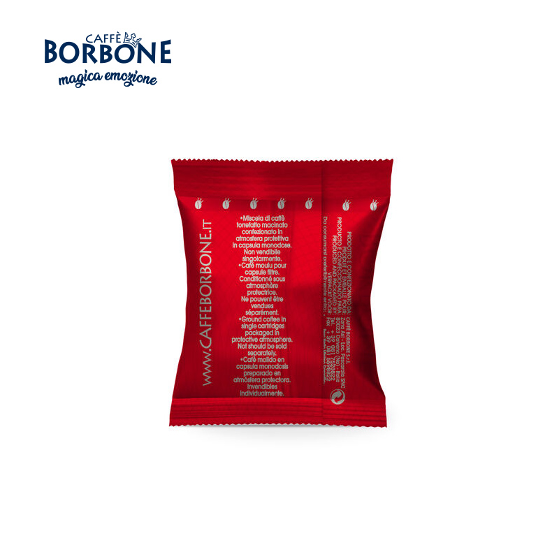 CAFFE BORBONE/保博尼胶囊咖啡ROSSA浓香多沫深烘兼容拉瓦萨point - 图0