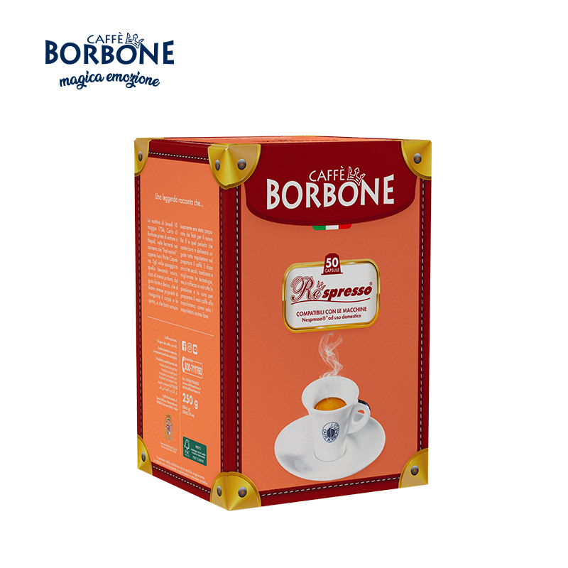 CAFFE BORBONE/保博尼ORO细腻回甘胶囊咖啡兼容Nespresso系统深烘-图0