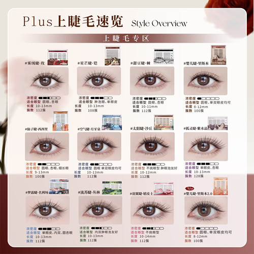 UIMO免胶假睫毛月牙泉里斯本plus升级款婴儿弯大容量囤货装 - 图0