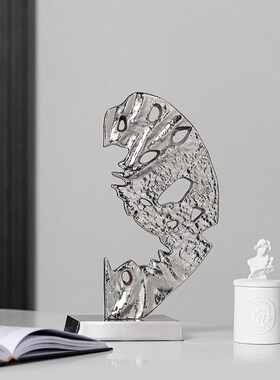 Rzone 金属k合金不规则异型镂空艺术氛围感高档工艺品客厅玄关摆