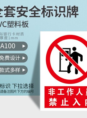 禁止吸烟严禁烟火标识牌当心触电有电危险标志牌仓库重地闲人免进