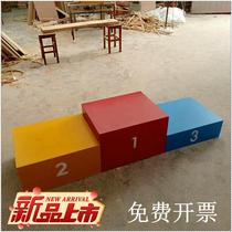 Wooden Wooden Podium Podium Children Awards Table Can Contain Award Desk Track And Field Athletic steel Steel Collar Podium