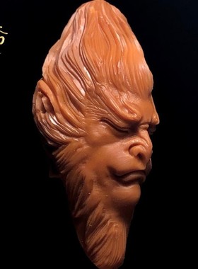 极速橄榄核单籽超大核雕单颗大圣归来吊坠雕刻孙悟V空挂件猴子精