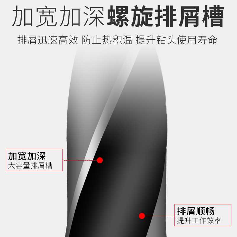 睿麒六角柄三尖钻头打孔木材支罗钻电钻木工转头六角开孔专用 - 图1