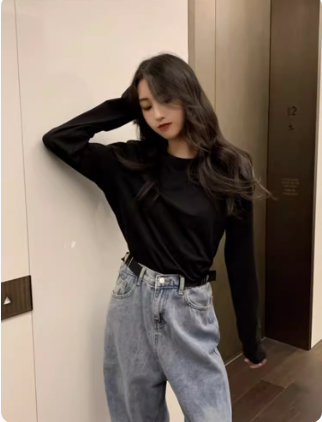 秋冬百搭加绒加厚婴儿绒打底衫