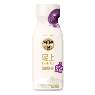 轻上西梅多多0蔗糖酸奶220ml*10瓶