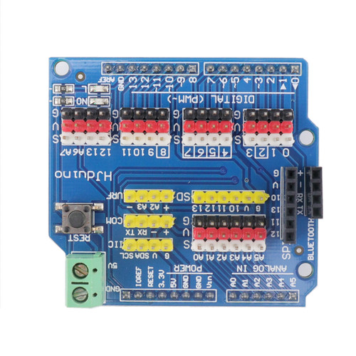 UNO R3 R4扩展板Leonardo开发板板适用于Arduino UNO传感器扩展板 - 图3