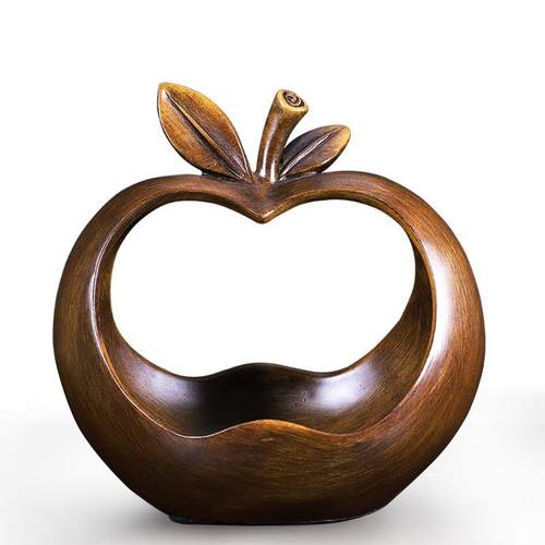 苹果钥匙收纳玄关入户摆件平安果客厅鞋柜轻奢家居乔迁新居礼品 - 图3