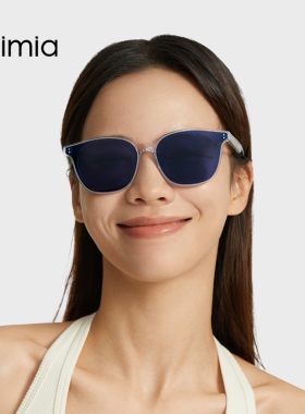 amimia·WINK复古圆框墨镜女防紫外线板材太阳镜男开车专用显脸小