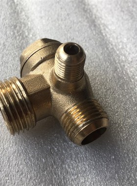 奥突斯原厂静音无油空压机气泵电磁阀指挥排气阀单向阀止回阀配件