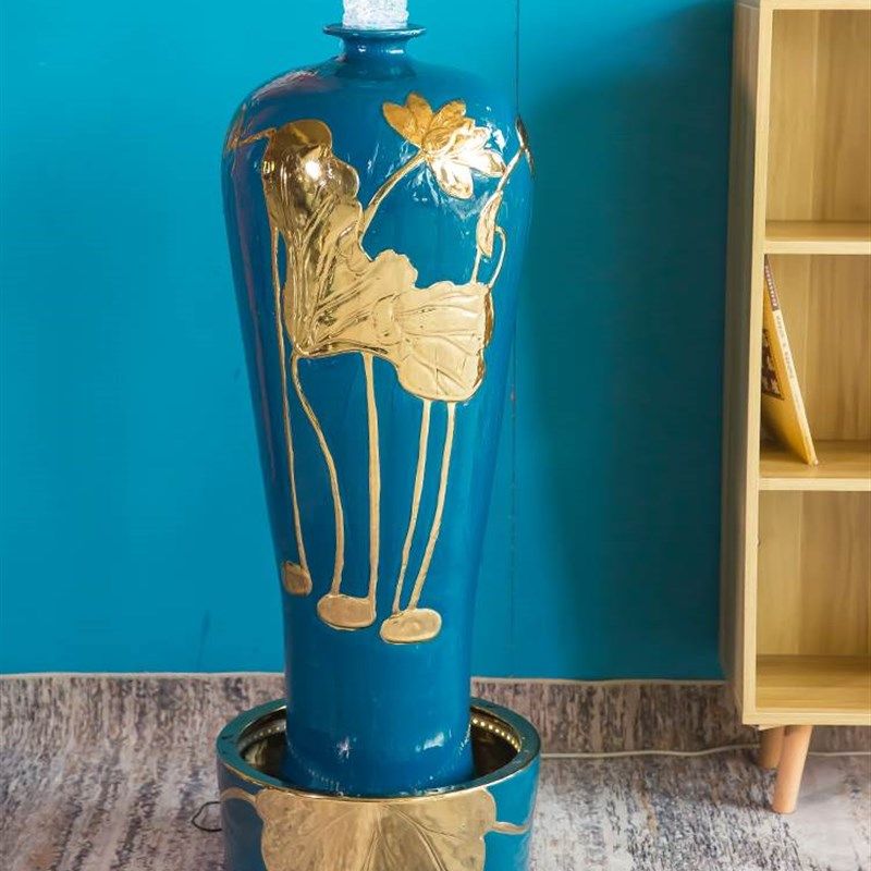 招财流水摆件创意家居玄关客厅桌面办公室循环P水喷泉开业乔迁礼,淘宝优惠券,粉丝福利购,淘宝优惠卷