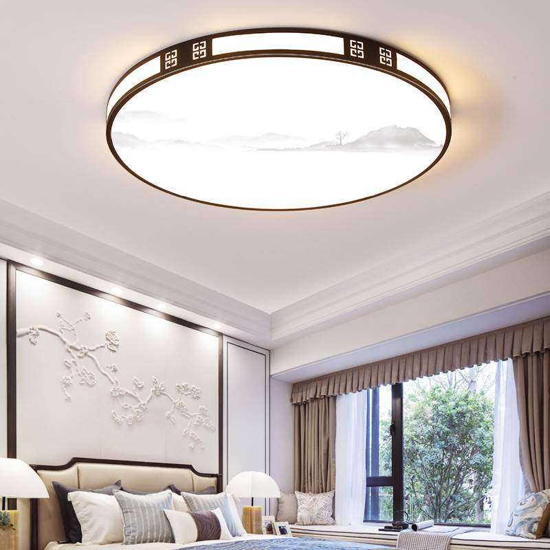 led客厅主灯现代简约大气房间卧室灯具圆形2025新款新中式吸顶灯,淘宝优惠券,粉丝福利购,淘宝优惠卷