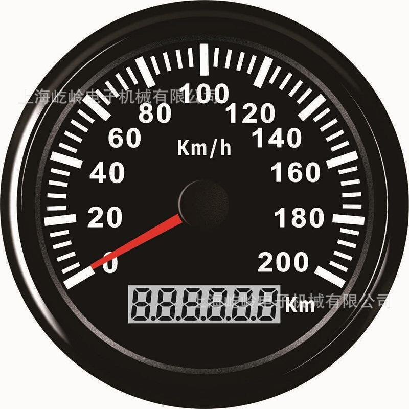 汽车改装仪表 120/200km/h通用脉冲速度里程表时速表测速码表-图1