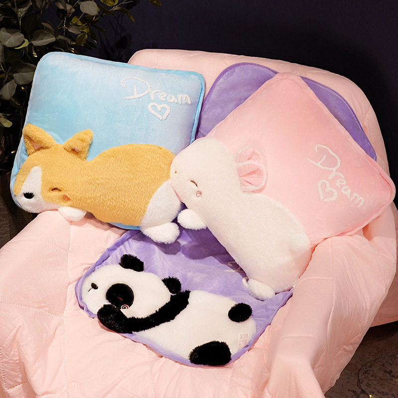 抱枕被子两用二合一折叠毯子沙发靠枕办公室午睡小枕头汽车载靠垫,淘宝优惠券,粉丝福利购,淘宝优惠卷