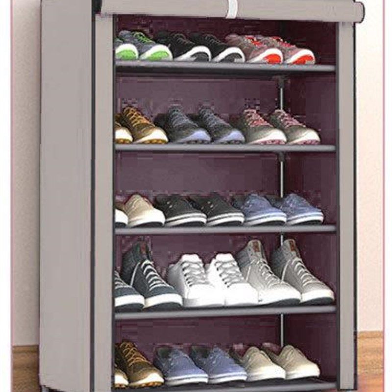 鞋架简易多层家用防尘布艺收纳经济型省空间宿舍小鞋架子进门鞋柜,淘宝优惠券,粉丝福利购,淘宝优惠卷
