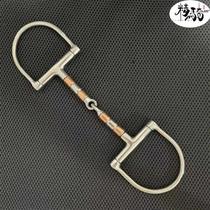 English Armature Mouth Equestrian Goods Horse title Stainless Steel Silicon Brass Marchal Saddle Water Le Reins Rope Horse Outfit