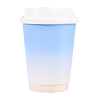 Disposable milk tea cup with lid for commercial use and customizable