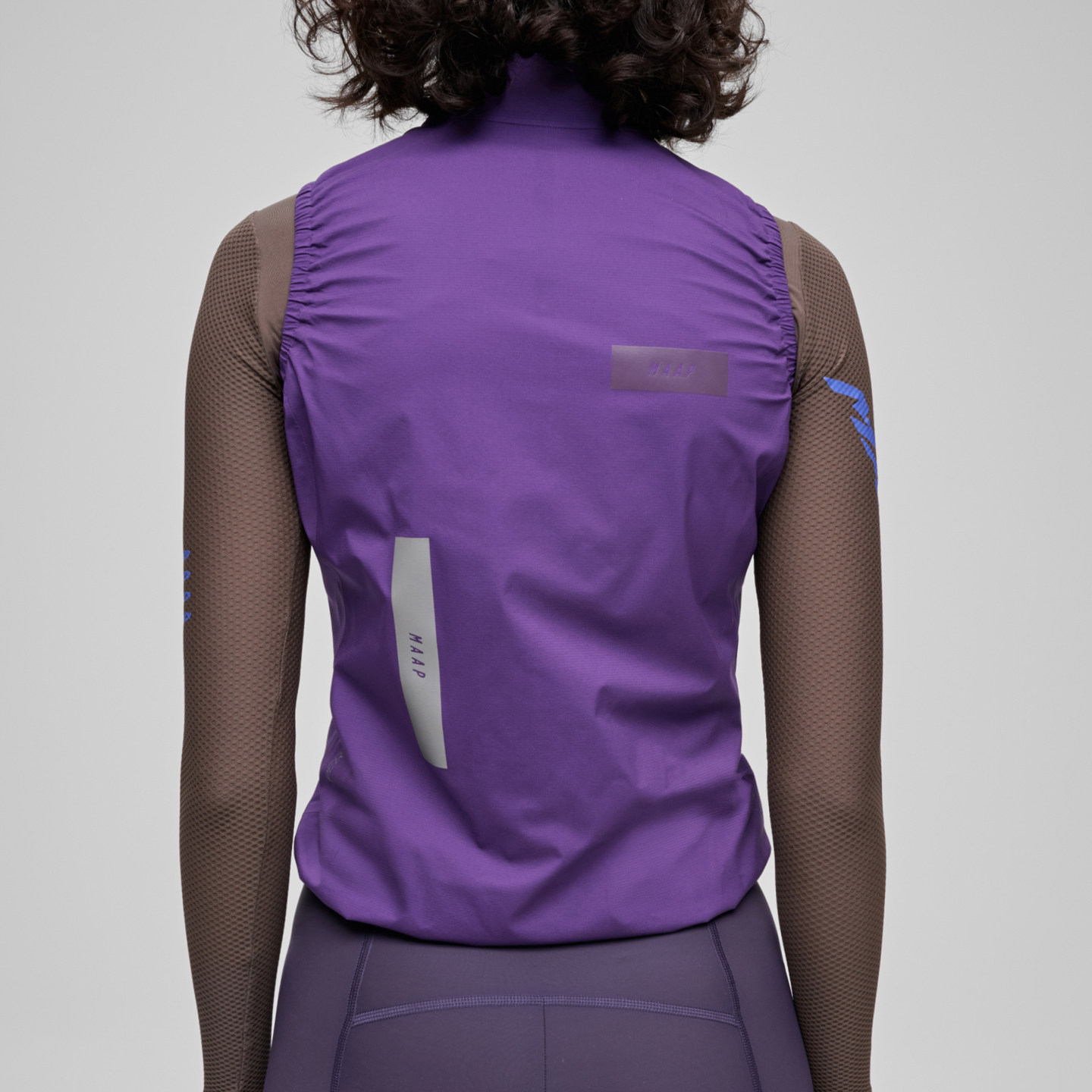 MAAP Women's Windproof and Rainproof Cycling Vest Purple