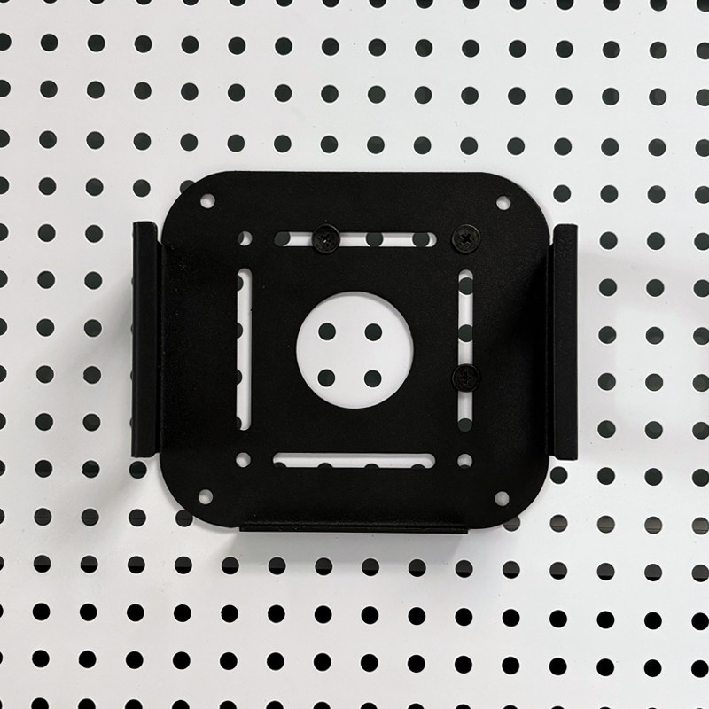 Mac miniM2/M4迷你主机支架洞洞板收纳支架 苹果主机收纳架 - 图1