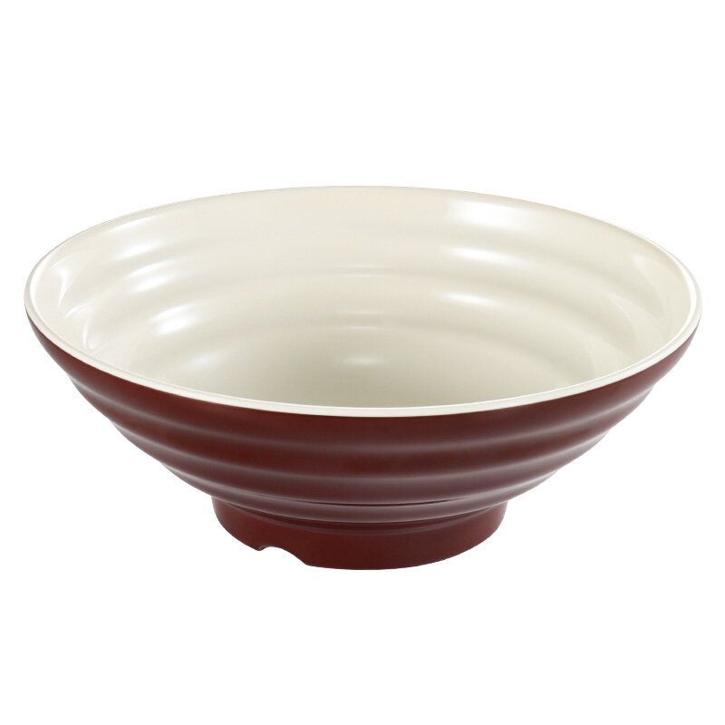密胺拉面碗商用咖啡白仿瓷塑料汤碗粉碗馄饨碗麻辣烫大碗牛肉面碗