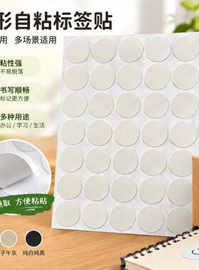 圆点三合一环美贴兔宝宝新款家具钉眼贴圆形螺丝孔自粘遮丑盖贴纸