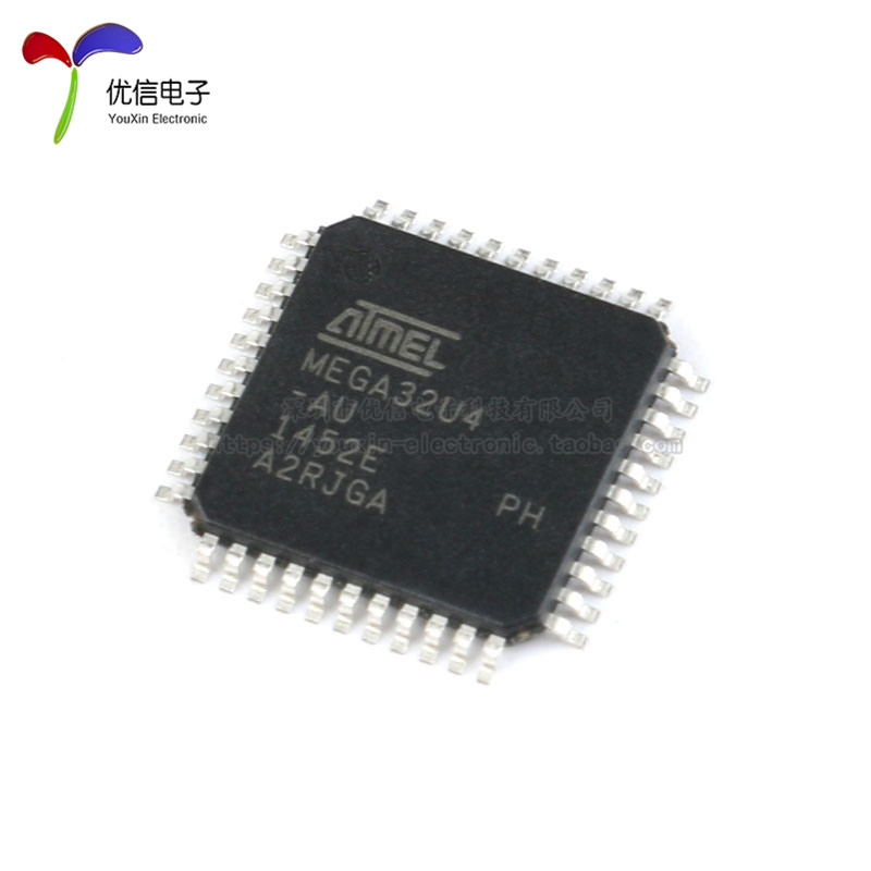 原装正品ATMEGA32U4-AU 芯片 8位微控制器AVR 16K闪存USB TQFP-44 - 图1