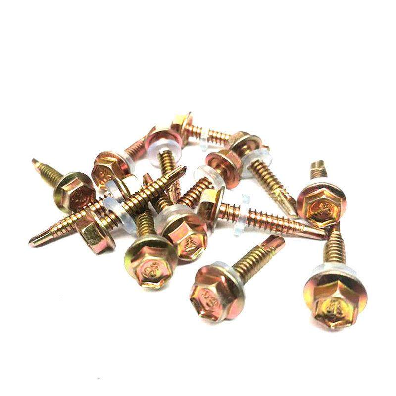 极速整箱包邮速钻牌钻尾自攻螺丝钉彩色钢瓦燕尾丝V六角钻尾钉自,淘宝优惠券,粉丝福利购,淘宝优惠卷