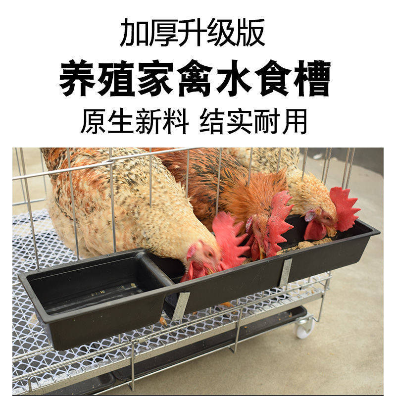 极速喂鸡食槽大i号长方形喂鸡笼食槽喂水槽加厚鸡鸭喂食器养殖饲,淘宝优惠券,粉丝福利购,淘宝优惠卷