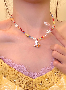 假日甜心kt小丑鱼海星串珠项链