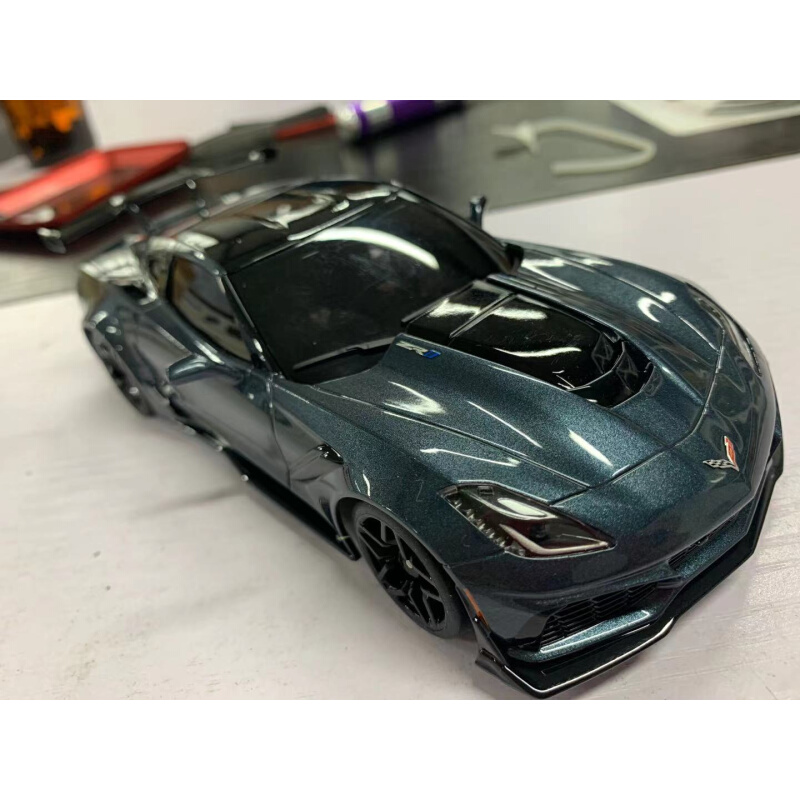 KYOSHO MINI-Z MR03 RWD 蚊车壳雪佛兰科尔维特ZR1 32334BL/Y车壳 - 图0