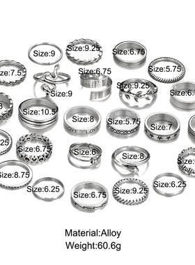 欧美关节戒指套装Europea