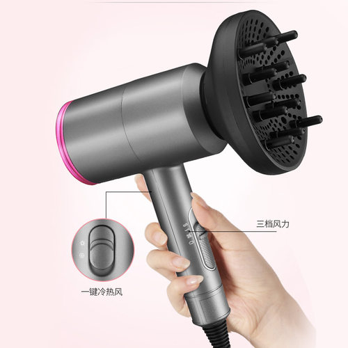 High Power Anion Hair Dryer Hot Cold Wind Hairdryer 吹风机 - 图0