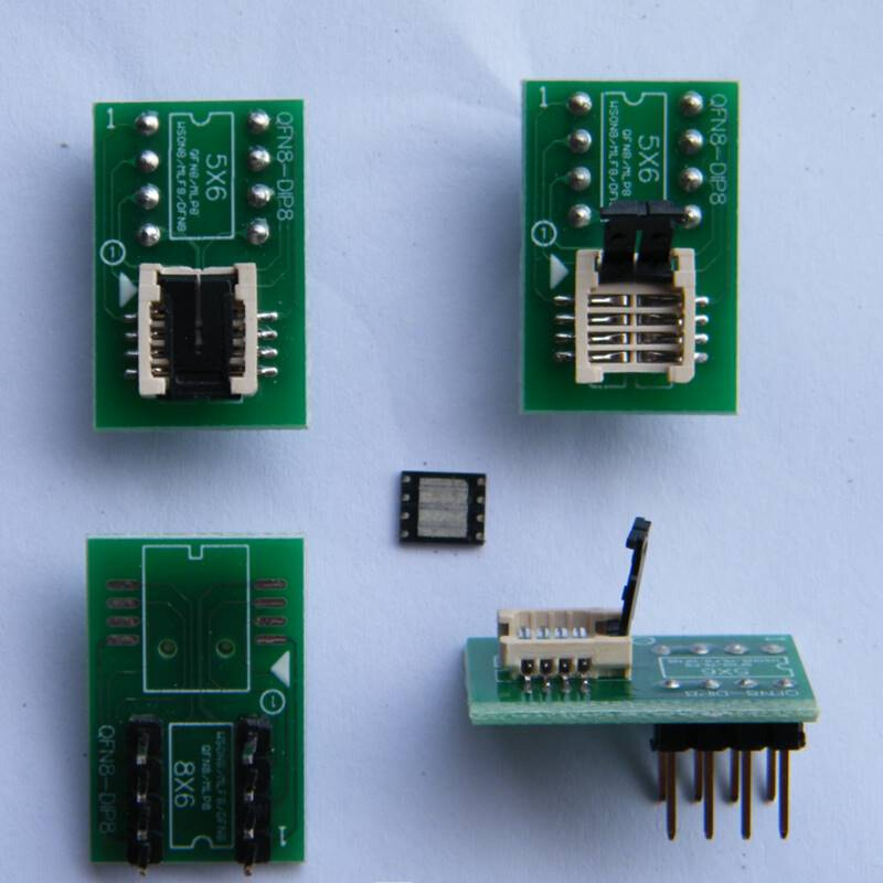 Q单FN8测试座多功能WSON8MLF8DFN8芯片DIP8翻盖6X85X6烧录座-图2
