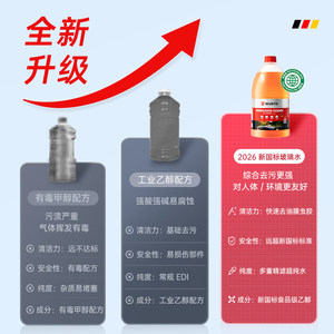 伍尔特汽车玻璃水强力去污去油膜专用雨刮水乙醇浓缩液特斯拉宝马