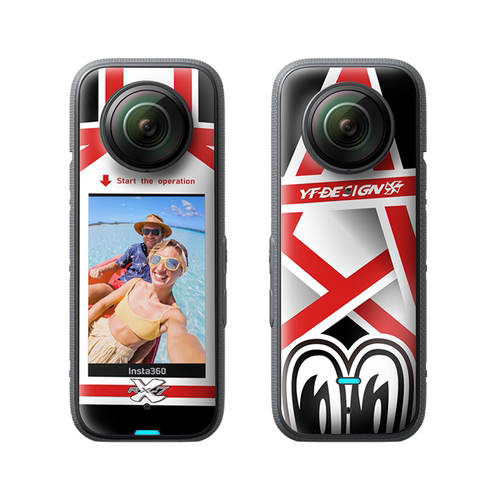 适用影石Insta360 X3 贴纸全景运动相机版画装饰保护外壳拉花防水 - 图3