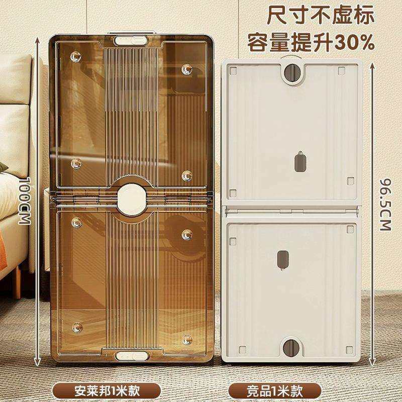 家用床底收纳箱带轮加厚衣物被子宿舍出租屋百货可视整理箱,淘宝优惠券,粉丝福利购,淘宝优惠卷